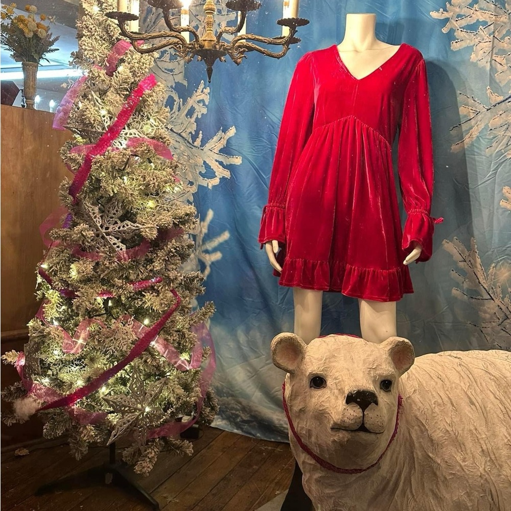 Boho Hot Punk Velvet Dress